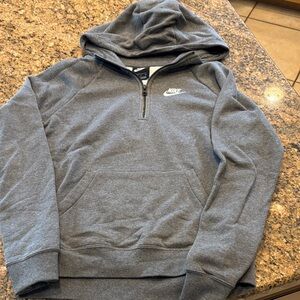 Nike Charcoal Half-Zip Hoodie